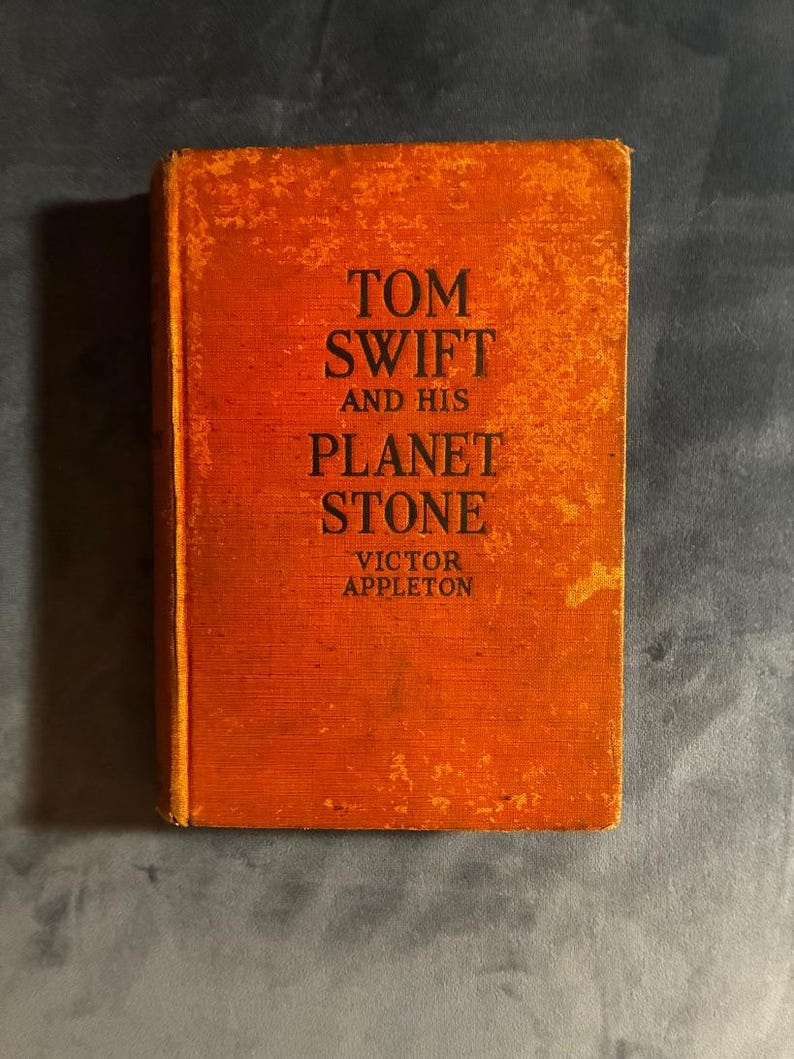 Tom Swift and His Planet Stone Victor Appleton 1935 First Edition First Printing Good Hardcover image 1