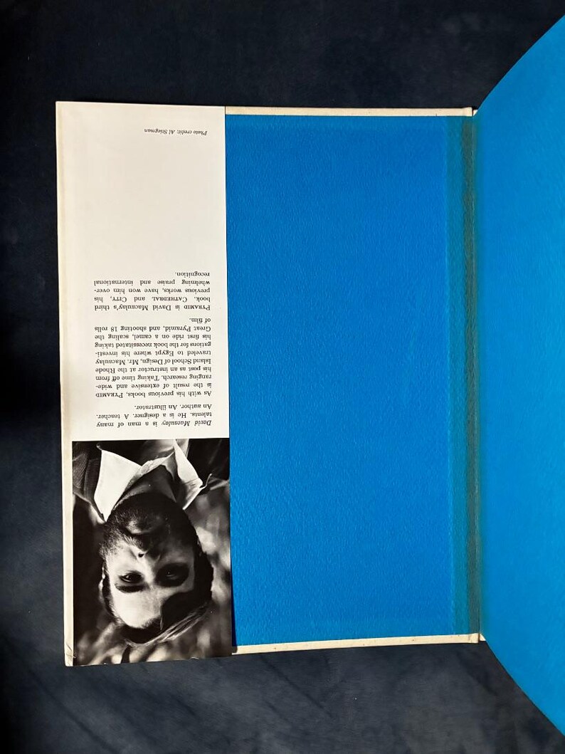 Pyramid by David Macaulay 1975 First Edition Second Printing Very Good/Very Good image 6