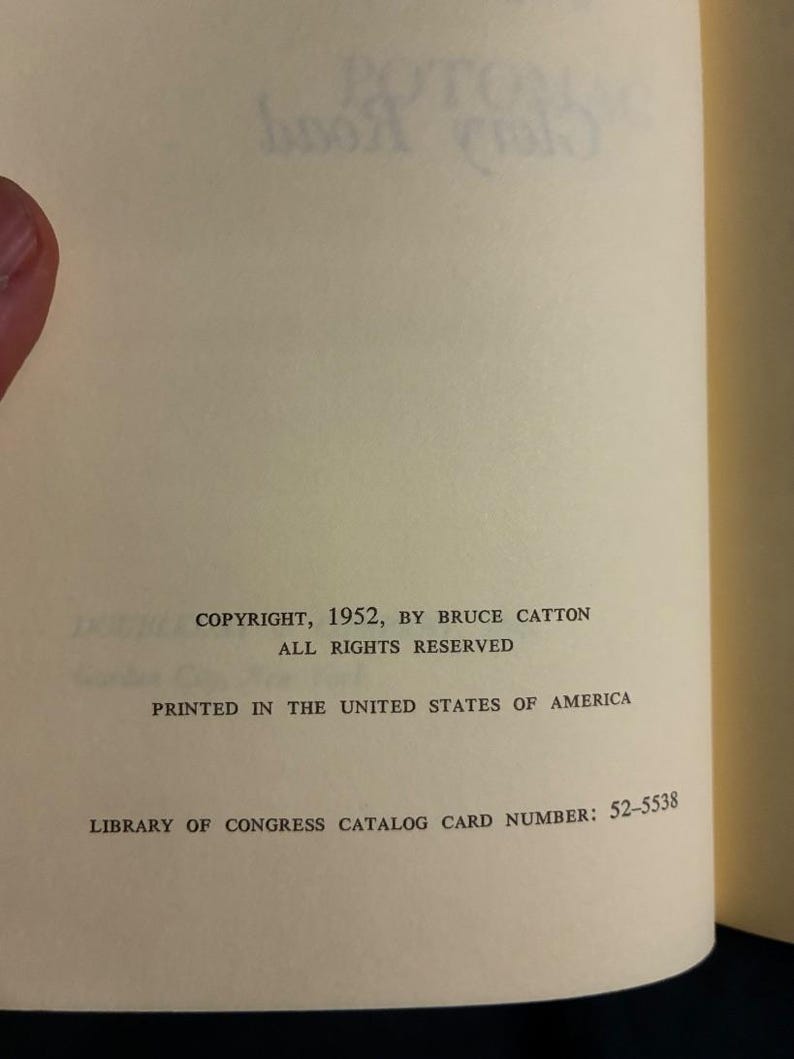 The Army of the Potomac (trilogy): Mr. Lincoln's Army; Glory Road; A Stillness at Appomattox by Bruce Catton 1962 Doubleday Edition image 5