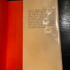 The Dispossessed Garden: Pastoral and History in Southern Lit, Lewis P. Simpson 1975 image 7