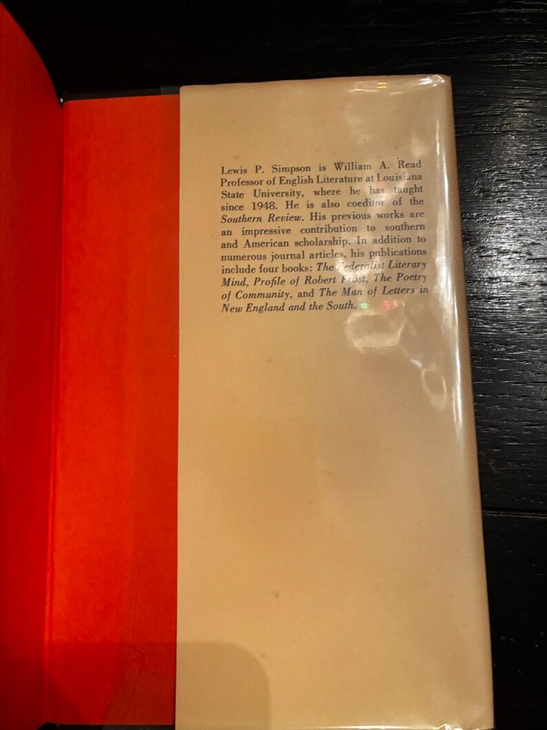 The Dispossessed Garden: Pastoral and History in Southern Lit, Lewis P. Simpson 1975 image 7
