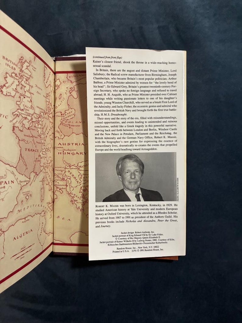 Dreadnought: Britain, Germany, and the Coming of the Great War by Robert K. Massie 1991 First Edition First Printing Fine/Near Fine image 6