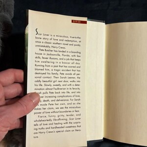 Scar Lover by Harry Crews 1992 First Edition First Printing Near Fine/Near Fine Hardcover image 2