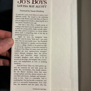 Los hijos de Jo y cómo resultaron ser de Louisa May Alcott, edición de Gramercy Books de 1994, primera impresión, casi perfecto/casi perfecto. imagen 4