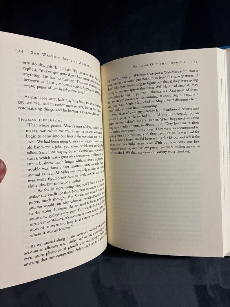 Sam Walton: Made in America — My Story by Sam Walton with John Huey 1992 First Edition First Printing Near Fine/Very Good Hardcover image 4