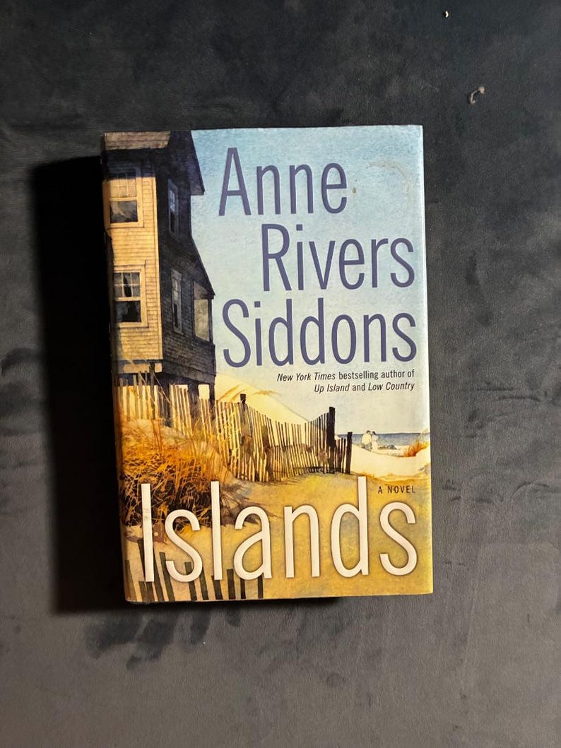Islands by Anne Rivers Siddons Signed First Edition First Printing Very Good/Very Good Hardcover Signed image 1