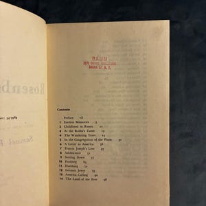 Yossele Rosenblatt Biography: First Edition 1954 Hardcover (Very Good/Good) image 4