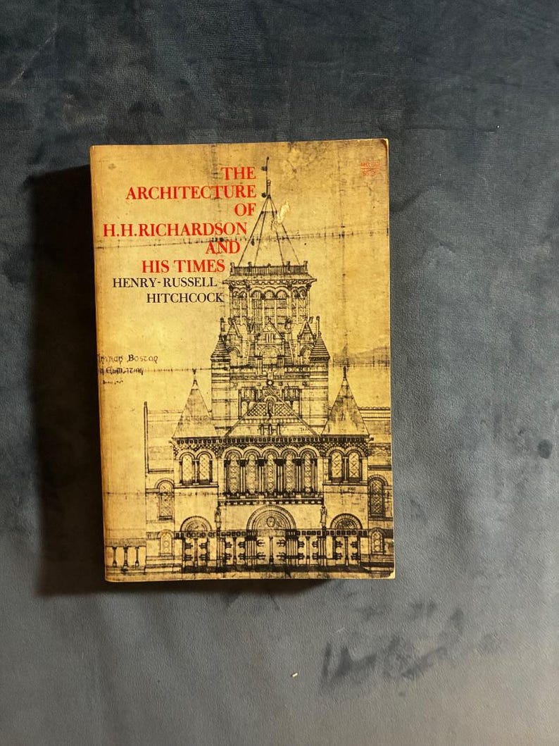 Livre d'architecture de H.H. Richardson : Henry-Russell Hitchcock, édition de 1975 (bon état) image 1