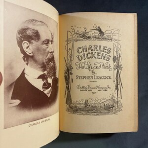 Charles Dickens: Sua Vida e Obra, de Stephen Leacock, 1936, Primeira Edição imagem 5