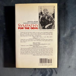 Sympathy for the Devil by Kent Anderson 1987 First Edition First Printing Near Fine image 4