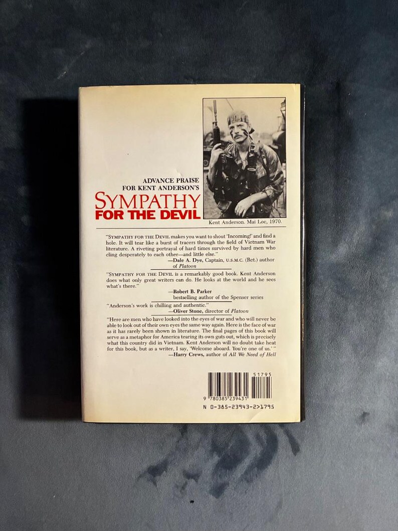 Sympathy for the Devil by Kent Anderson 1987 First Edition First Printing Near Fine image 4