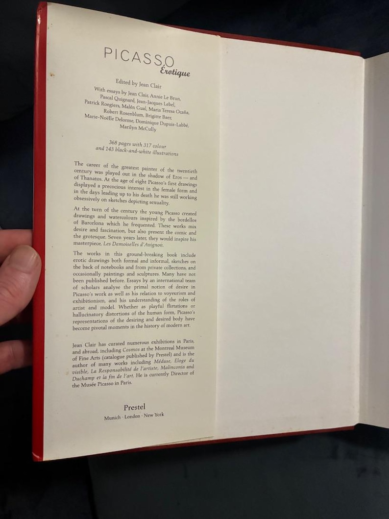 Picasso Érotique by Jean Clair (Ed.) First Edition Near Fine/VG+ Paperback image 3