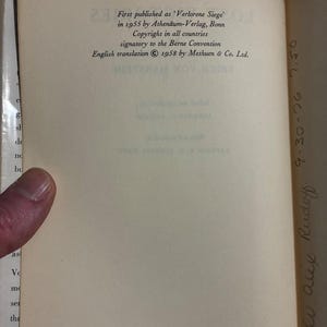 Lost Victories by Field-Marshal Erich von Manstein First Edition First Printing Near Fine/Very Good Hardcover image 5