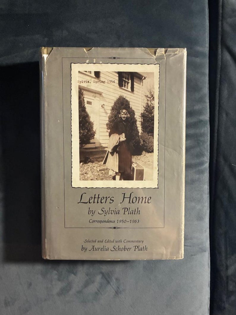 Letters Home av Sylvia Plath (redigerad av Aurelia Schober Plath) 1975 Första upplagan Första trycket Nästan bra/Mycket bra bild 1