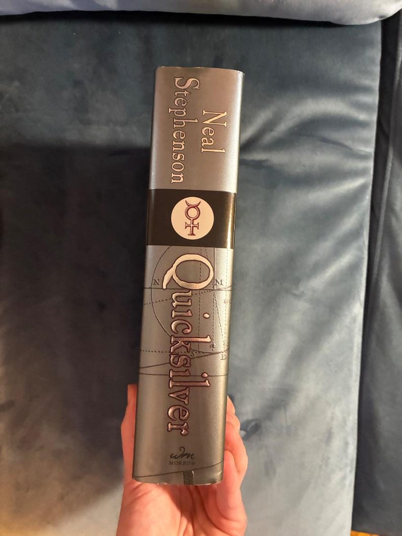 Quicksilver, de Neal Stephenson, 2003, Primeira Edição, Primeira Impressão, Quase Perfeito/Quase Perfeito imagem 8