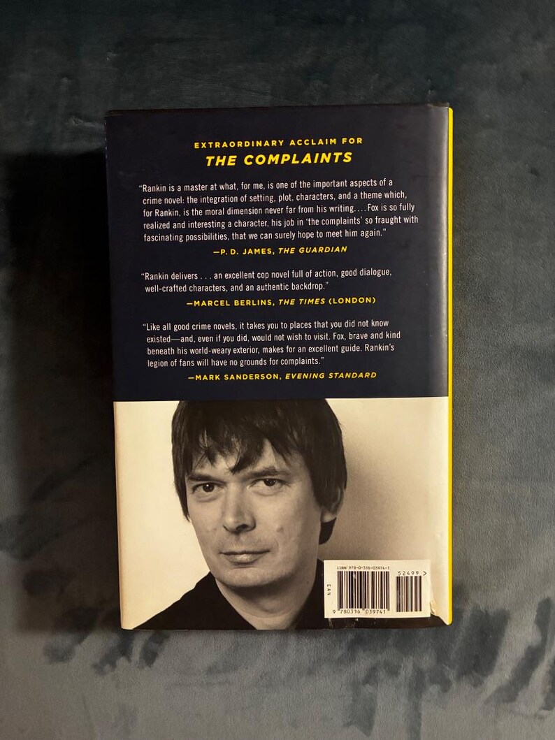 イアン・ランキン著『The Complaints』2011年初版初刷、ハードカバー、美品/ほぼ美品 画像 6