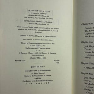 Passageiros Ingleses, de Matthew Kneale, 2000, Primeira Edição, Primeira Impressão, Capa Dura, Excelente/Quase Excelente imagem 3