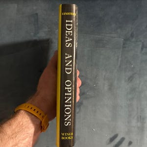 Albert Einstein Ideas and Opinions Hardcover Book (Later Edition) image 4