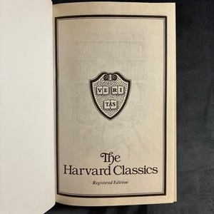 Essays and English Traits (The Harvard Classics) by Ralph Waldo Emerson 1995 Grolier Enterprises Corp. Edition Near Fine image 2