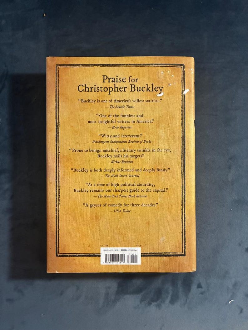 The Judge Hunter by Christopher Buckley 2018 First Edition First Printing Near Fine/Very Good image 4