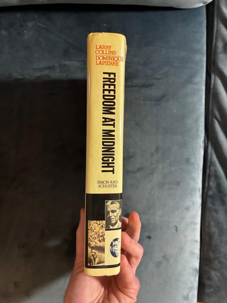 Libertad a medianoche de Larry Collins y Dominique Lapierre, 1975. Primera edición, primera impresión. En muy buen estado. Tapa dura. imagen 9