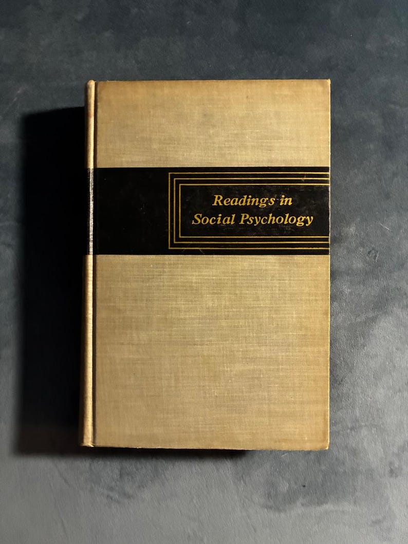 Lesungen zur Sozialpsychologie von Newcomb und Hartley, erste Auflage 1947 Bild 1