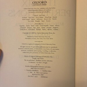 The Six Perfections: Buddhism Character Cultivation Hardcover First Edition Dale S. Wright image 2