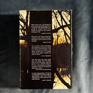 Poésie de Robert Frost, 1969, Première édition, Premier tirage, État proche du neuf/Très bon image 7