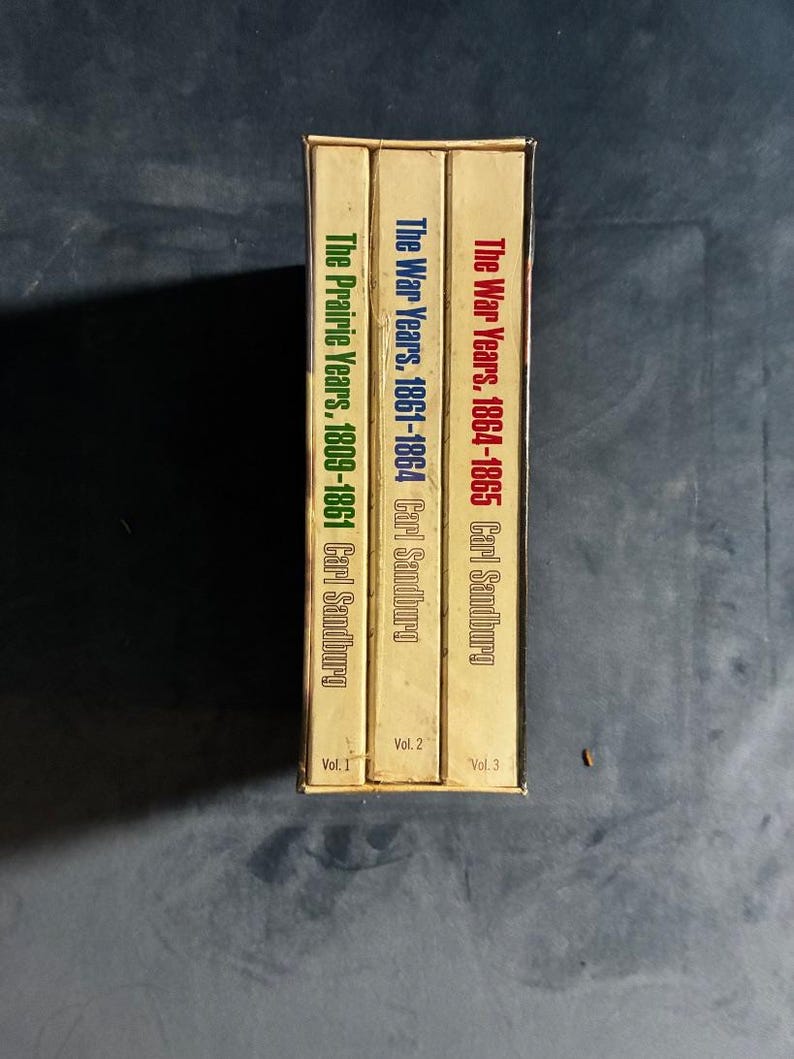 Abraham Lincoln: The Prairie Years and The War Years by Carl Sandburg NEW - Still in wrapper image 4