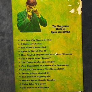 Die gefährliche Welt der Spione und Spionage von Robert Liston, Erste Auflage, Erster Druck, Sehr guter Zustand/Gut, Hardcover Bild 2