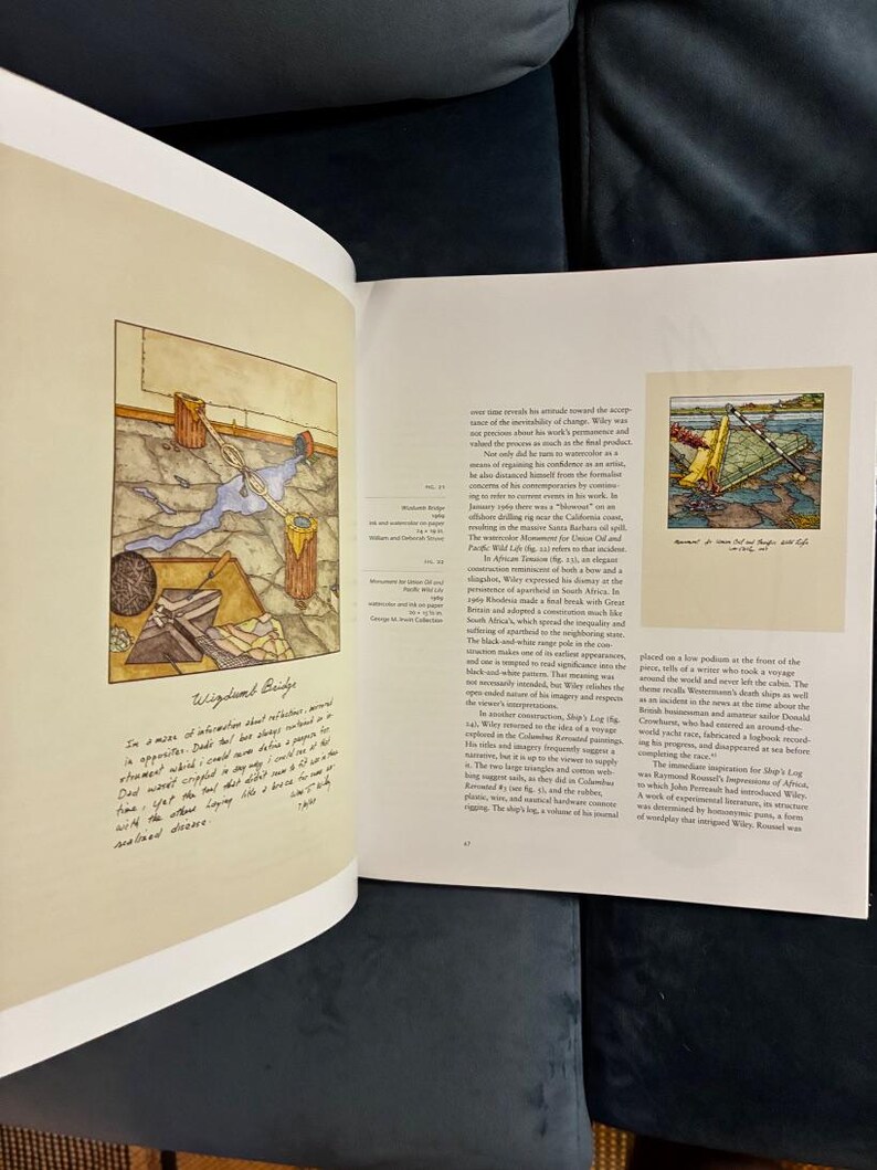 ¿Qué significa todo esto?: William T. Wiley en retrospectiva, por Joann Moser, John Yau y John G. Hanhardt, 2009. Primera edición, primera impresión. imagen 3