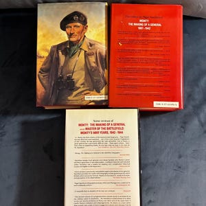 Monty, colección de 3 volúmenes (Marshall Montgomery) de Nigel Hamilton. Primera edición, primera impresión. Tapa dura. En muy buen estado. imagen 5