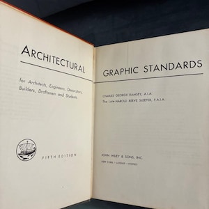 Architectural Graphic Standards by Ramsey and Sleeper 5th Edition 1966 image 4