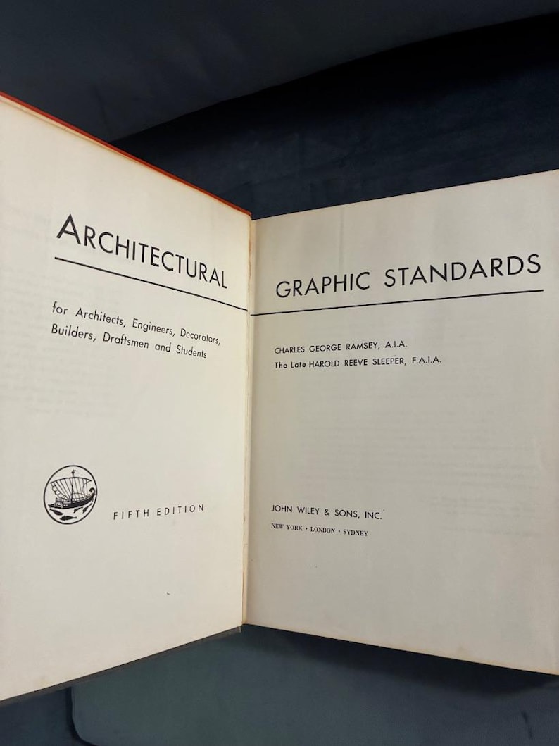 Architectural Graphic Standards by Ramsey and Sleeper 5th Edition 1966 image 4
