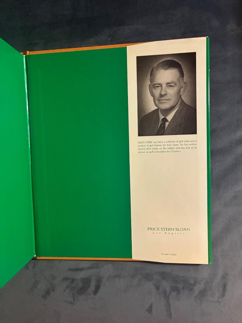 Golf: La historia de una obsesión, de David Stirk, 1987. Primera edición, primera impresión. Excelente/Casi excelente estado. imagen 9