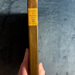 1918 Anthology of Magazine Verse & American Poetry (First Edition) image 7
