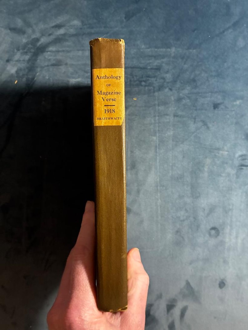 1918 Anthology of Magazine Verse & American Poetry (First Edition) image 7