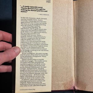 The Bride of the Wilderness by Charles McCarry 1988 First Edition First Printing Very Good/Very Good image 2