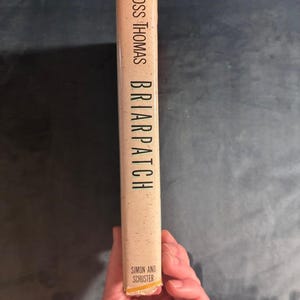 Briarpatch de Ross Thomas, 1984, première édition, premier tirage, état proche du neuf/bon. image 5