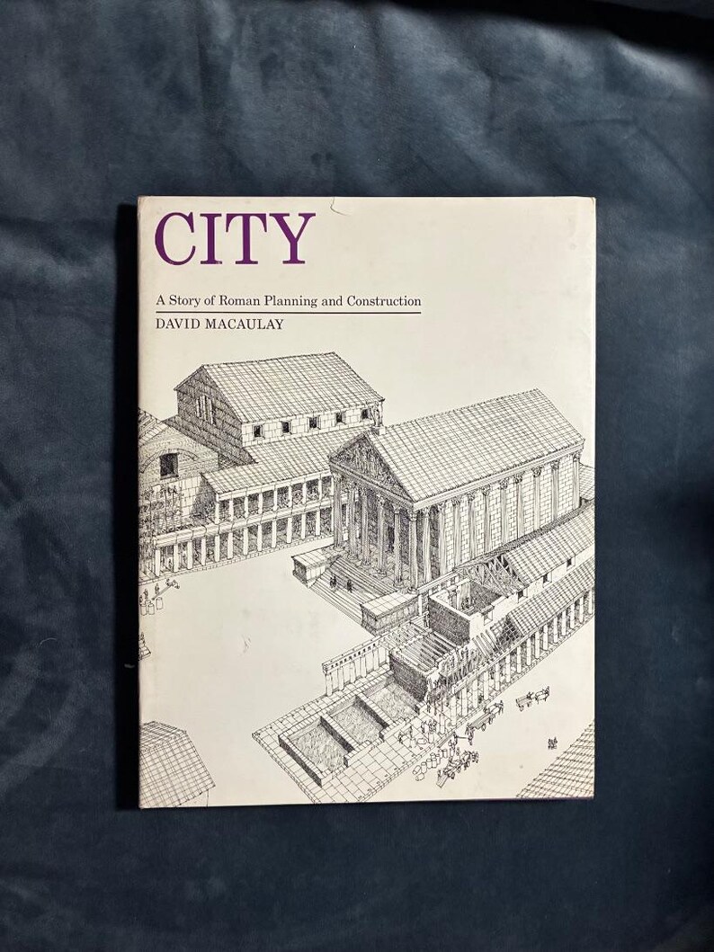 City: A Story of Roman Planning and Construction by David Macaulay 1974 First Edition Third Printing Very Good/Very Good image 1
