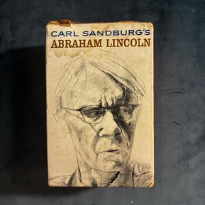 Abraham Lincoln: The Prairie Years and The War Years by Carl Sandburg 1960 Dell Publishing image 2