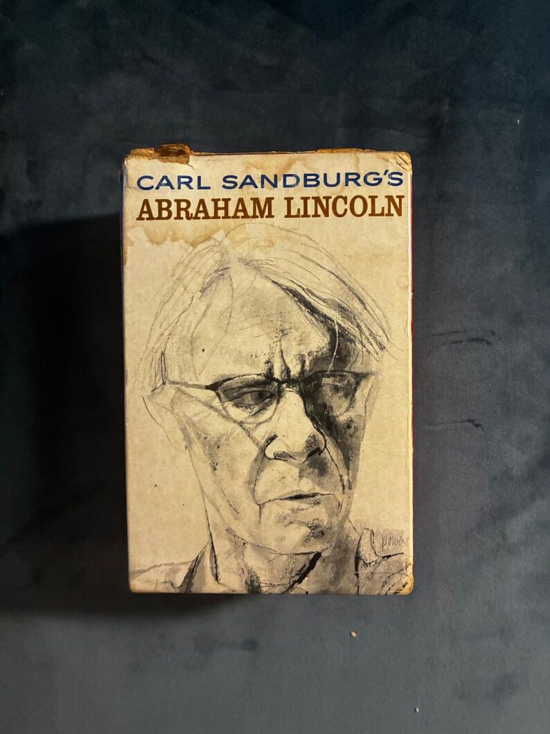 Abraham Lincoln: The Prairie Years and The War Years by Carl Sandburg 1960 Dell Publishing image 2