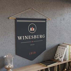 Winesburg Ohio 1919 Literary Pennant – Sherwood Anderson Classic Literature Decor image 13