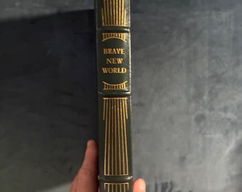 Schöne neue Welt von Aldous Huxley, Easton Press, Ausgabe von 1978, nahezu neuwertiger Hardcover-Zustand