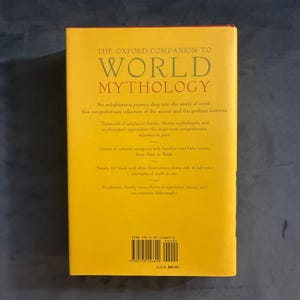 The Oxford Companion to World Mythology by David Leeming First Edition Fine/Fine Hardcover image 5