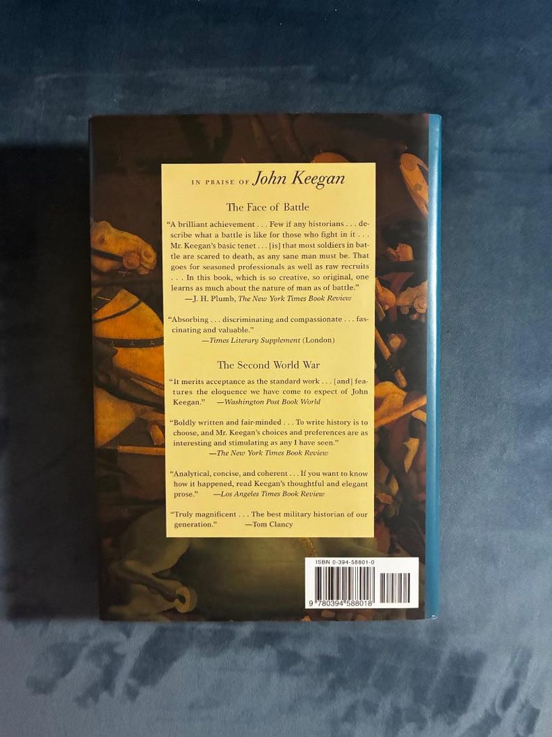 Historia de la guerra, de John Keegan, 1993. Primera edición, primera impresión. Tapa dura. En excelente/casi excelente estado. imagen 5