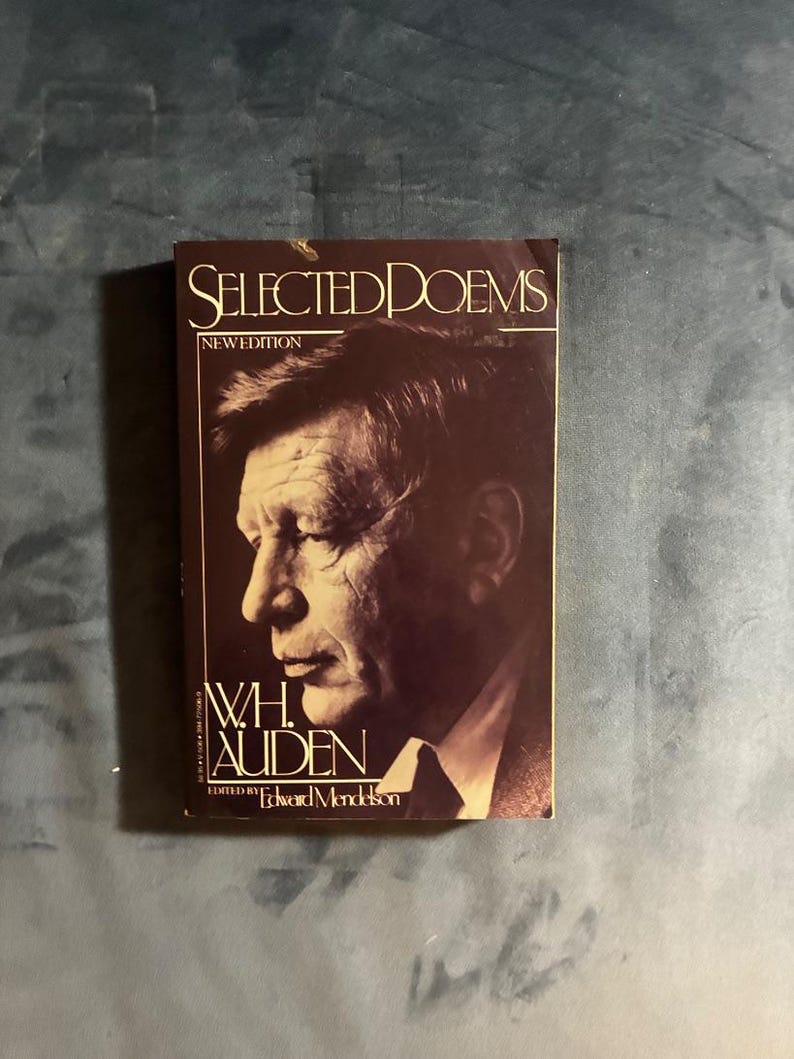 Selected Poems by W. H. Auden First Edition First Printing Very Good image 1