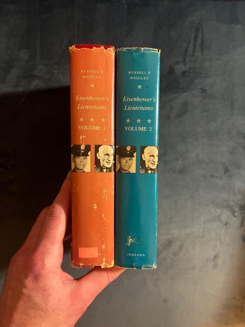 Eisenhower's Lieutenants: The Campaign of France and Germany Volumes 1, 2 Russell F. Weigley Book Club Edition image 3
