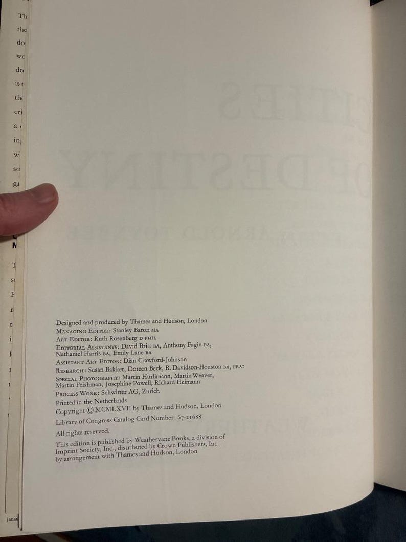 Cities of Destiny by Arnold Toynbee (Editor) image 2