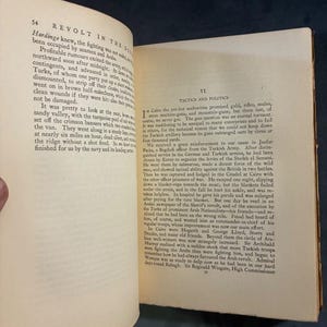 Revolt in the Desert by 'T. E. Lawrence' 1927 First Edition First Printing Good Hardcover image 8